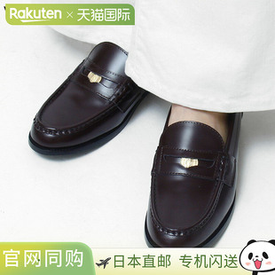 CAMINANDO 便士乐福鞋,硬币乐福鞋,女式平底鞋,低跟鞋,真皮,