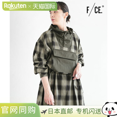 日本直邮[FST02252U0001] F/CE. 防水格纹防寒夹克衬衫女士上衣