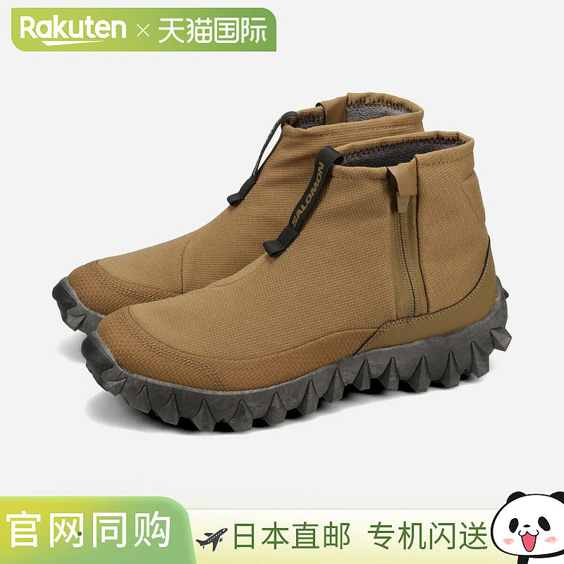 日本直邮SALOMON SNOWCLOG MID 男士雪地凉鞋中帮运动鞋中帮黑色/