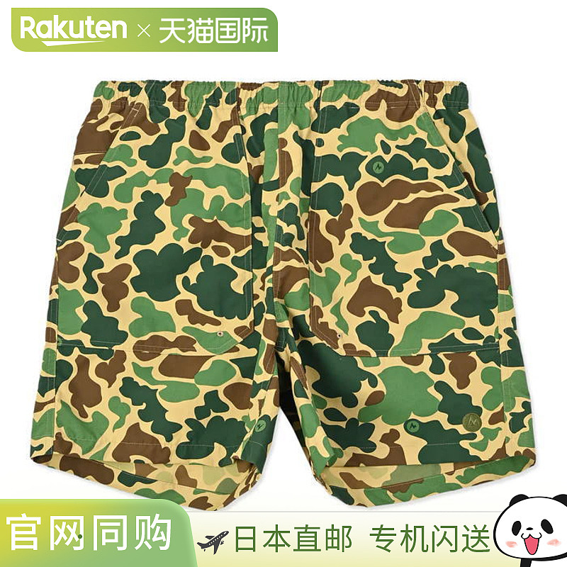 日本直邮Marmot Systema 短裤 MTSS25MHP034 黑色迷彩