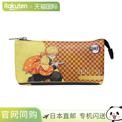 鬼灭之刃：Kimetsu no Yaiba 3 口袋 P 袋，黄色，Zenitsu Agatsu