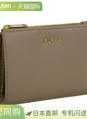 日本直邮Furla 女款钱包 两折钱包 皮革 灰色 CLASSIC S BI-FOLD
