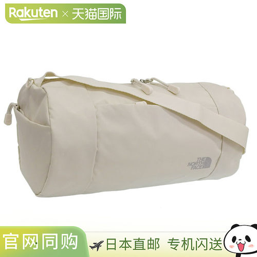 日本直邮THE NORTH FACE北面 男士女士单肩包奶油色 LIGHT DUFFLE