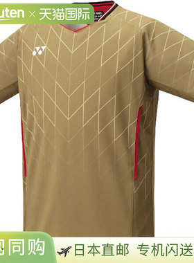 日本直邮Yonex 男士修身网球比赛衬衫短袖10698-016