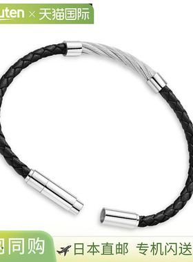 日本直邮POLICE 手链 Kingpin KINGPINS 男士 银黑色 GB0005407