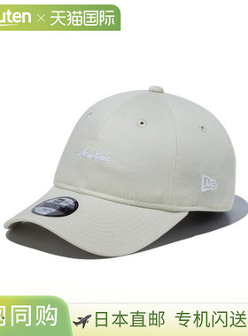 日本直邮New Era 9TWENTY Script Logo 象牙白色可手洗儿童帽 (14