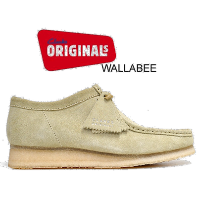 CLARKS WALLABEE 其乐百搭休闲鞋26155515 莫卡辛鞋