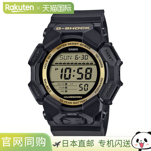 日本直邮Casio 手表 G-SHOCK GD-010GB-1A9JF 黑色 GD-010GB-1A9J