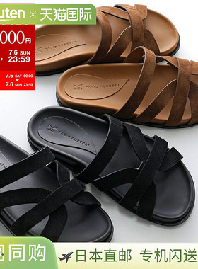 日本直邮FABIO RUSCONI 凉鞋 BKM2627 CAMOSCIO 女款真皮绒面平底