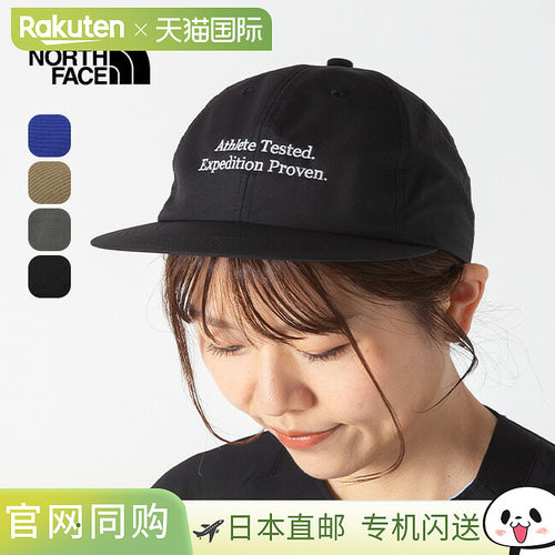 日本直邮The North Face 男女通用六片式刺绣棒球帽 (NN02640)防