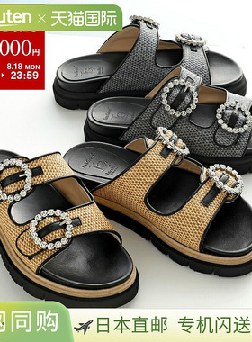 LUCA GROSSI L116S 女士皮革平底凉鞋配有绑带双腰带轻质鞋底和水