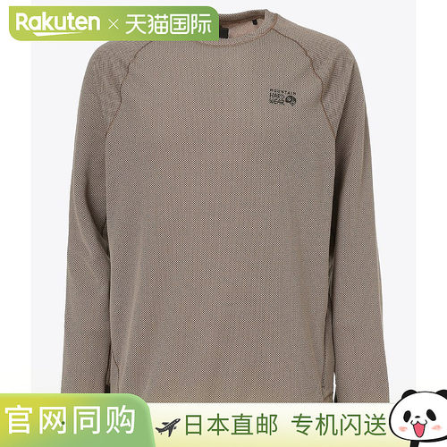 日本直邮Mountain Hardware 男士空气网眼长袖圆领T恤 徒步登山