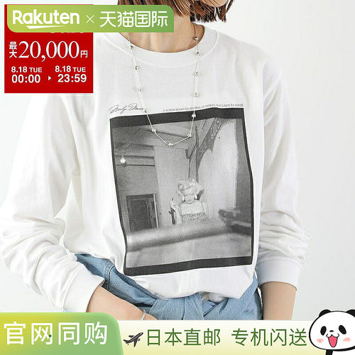 日本直邮GOODROCKSPEED Marilyn Monroe 女士长袖T恤 26MRM002W