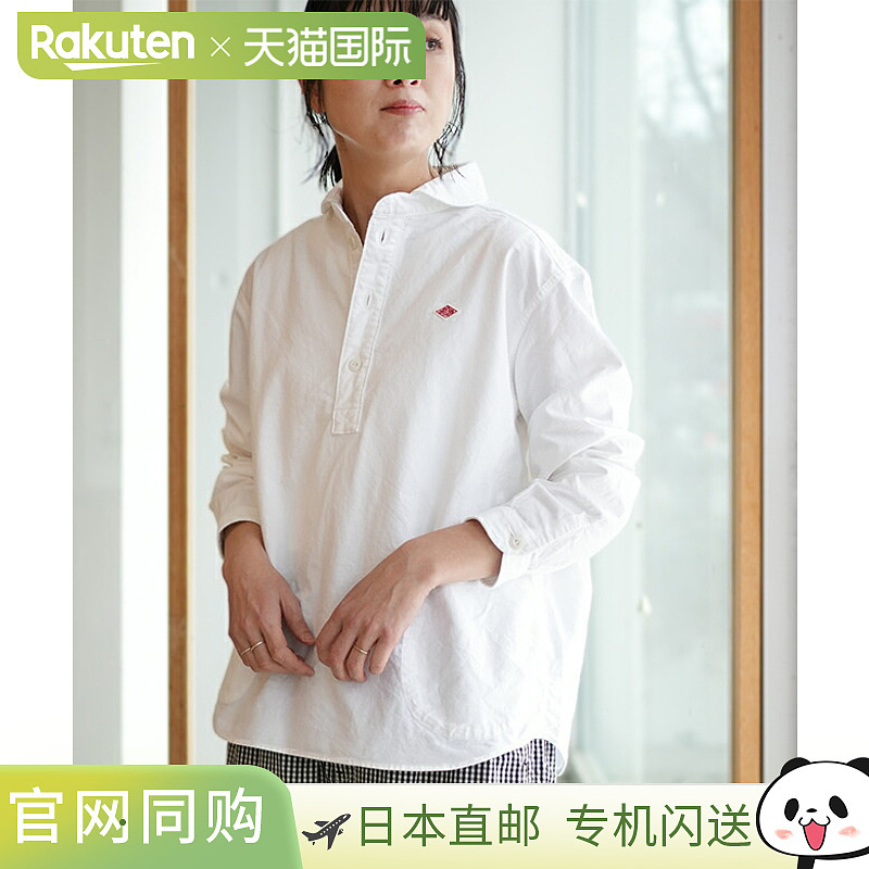 [DT-B0281SOX] DANTON 圆领 PO 衬衫 L/S 圆领套头衫长袖女式上衣