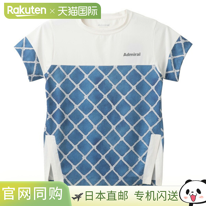 日本直邮Admiral Tennis Wear主块图案T恤 女士 ATLA501