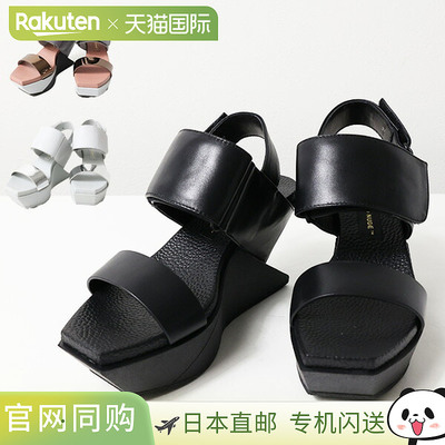 UNITED NUDE Delta 坡跟凉鞋女款厚底坡跟凉鞋轻质皮革坡跟尺码 1