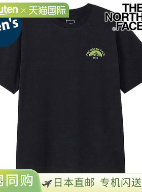 日本直邮THE NORTH FACE 男士短袖 ES 山地标志T恤 [NT32686-K SS