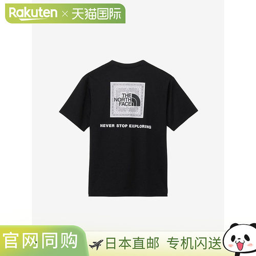 日本直邮北面短袖方巾Logo T恤（男士）