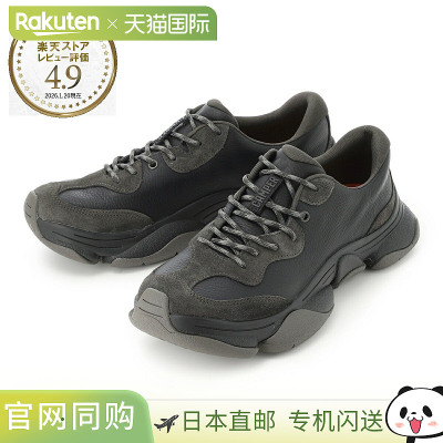 日本直邮Camper 运动鞋黑色男士k101068 001 KARST 2真皮优质皮革