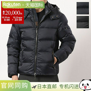 BRETT 男士 连帽尼龙拉链外套 色 日本直邮MOORER 羽绒服