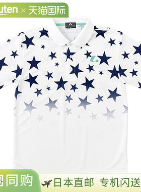 日本直邮LUCENT Polo 衫 男女通用比赛衫 短袖 上衣 防紫外线 吸