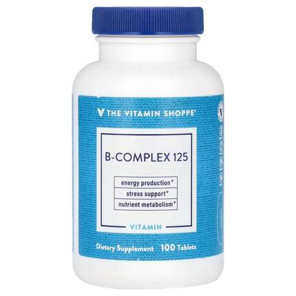 The Vitamin Shoppe,B-Complex 125, 100 Tablets