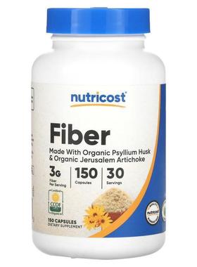 Nutricost,Fiber, 300 Capsules
