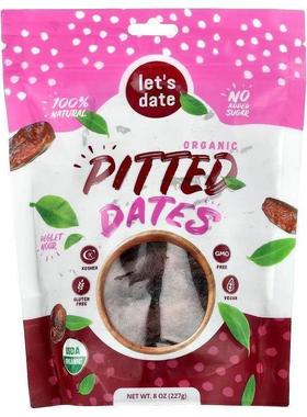 Let's Date,有机去核枣，8 盎司（227 克）