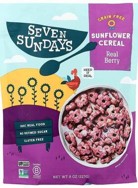 Seven Sundays,向日葵谷物麦片，真正浆果，8 盎司（227 克）