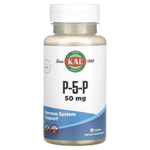 KAL,P-5-P, 50 mg, 50 Tablets