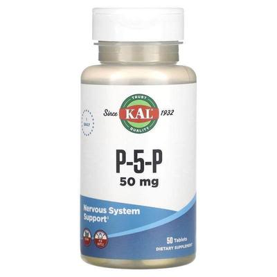 KAL,P-5-P, 50 mg, 50 Tablets