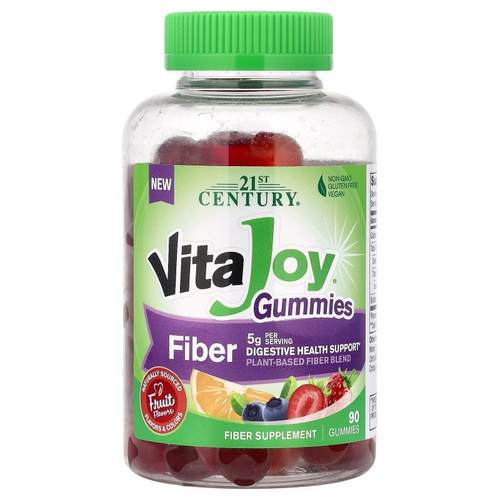 21世纪,VitaJoy® Gummies, Fiber, Fruit, 90 Gummies