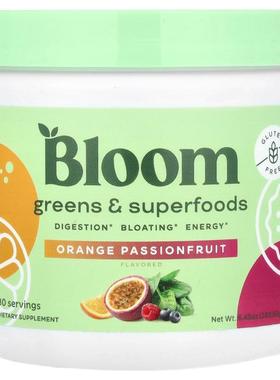 Bloom,Greens &amp;amp; Superfoods, Orange Passionfruit
