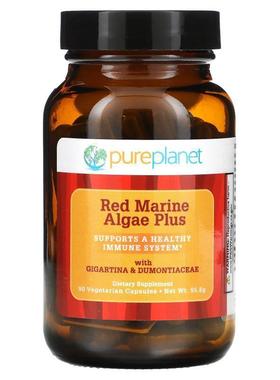 Pure Planet,红色海藻+，90 粒素食胶囊