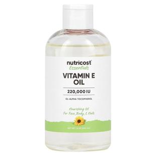 Nutricost,Essentials, Vitamin E Oil, 8 oz (240 ml)