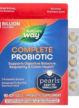 然萃维,Probiotic Pearls Complete，90 粒软胶囊