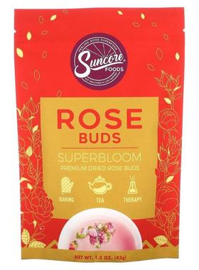 Suncore Foods,玫瑰花瓣，0.3 盎司（9 克）