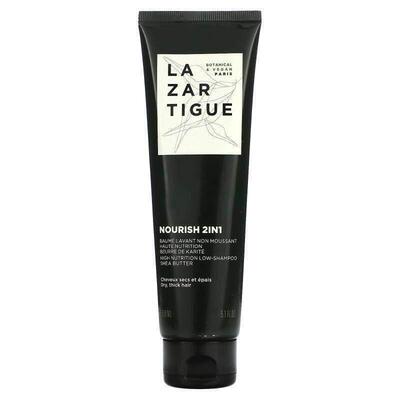 Lazartigue,Nourish 2 IN 1, High Nutrition Low-Shampoo, Dry,