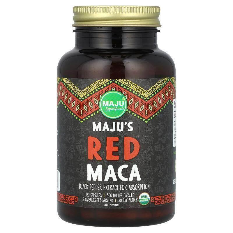 Maju Superfoods,Maju 红玛卡,1000 毫克,120 粒胶囊(每粒胶囊