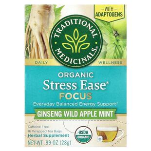 Traditional Medicinals,Organic Stress Ease Focus