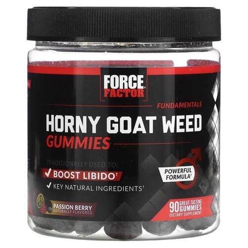 Force Factor,基础配方，淫羊藿，西番莲，90 粒软糖