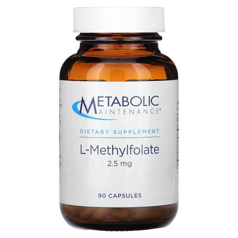Metabolic Maintenance,L-Methylfolate, 5 mg , 90 Capsules