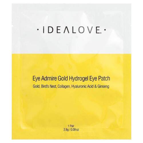 Idealove, Eye Admire Gold Hydrogel Eye Patches, 1 Pair