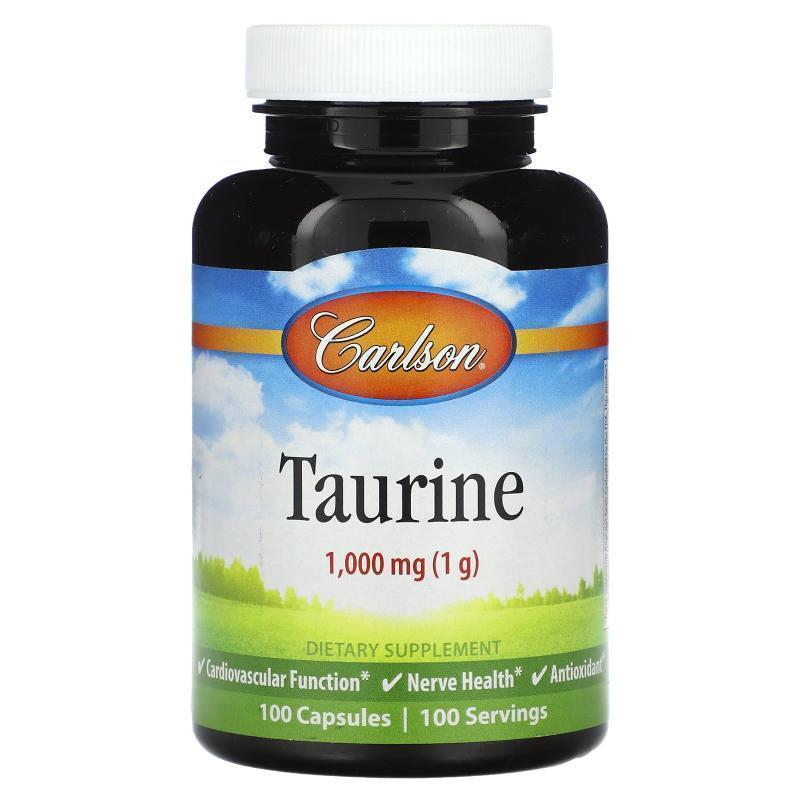 Carlson,Taurine, 1,000 mg, 300 Capsules
