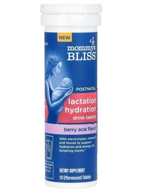 Mommy's Bliss,Postnatal Lactation Hydration Drink Tablets, B