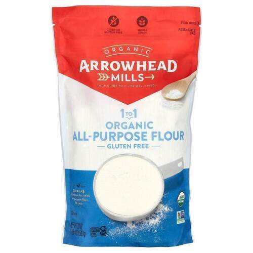 雅乐妙,1 To 1 Organic All-Purpose Flour, Gluten Free, 20 oz