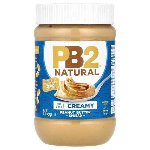 PB2 Foods,Natural Peanut Butter Spread, Creamy