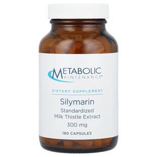 Metabolic Maintenance,Silymarin, 300 mg, 180 Capsules