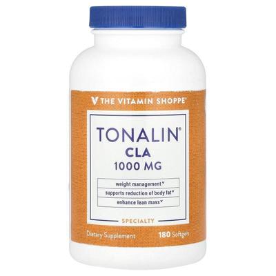 The Vitamin Shoppe,Tonalin® CLA，1000 毫克，180 粒软胶囊