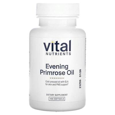 Vital Nutrients,Evening Primrose Oil , 100 Softgels